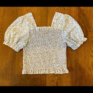 Floral Smocked Boho Top